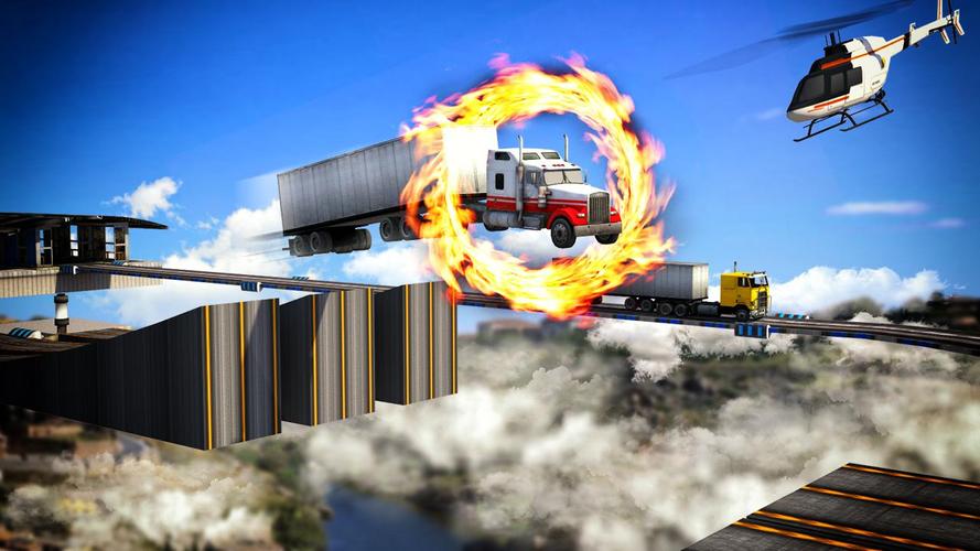 Impossible 18 Wheeler Truck Dr Скриншот 2