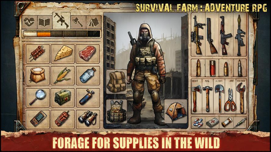 Schermata Survival Farm: Adventure RPG 3