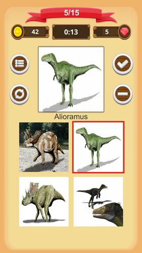 Dinosaurs Quiz Captura de pantalla 1