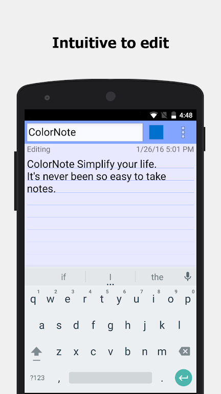 ColorNote Bloc-notes notes Capture d'écran 2