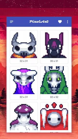 How to draw pixel monsters スクリーンショット 0