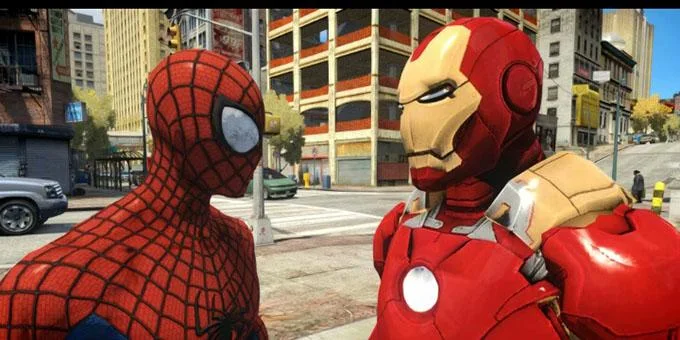 Spiderman vs Iron Man 3D Adventures 스크린샷 0