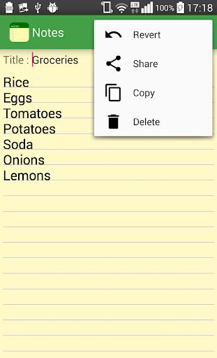 Notes - Notepad ภาพหน้าจอ 2