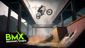 BMX Megaramp Stunts ဖန်သားပြင်ဓာတ်ပုံ 0