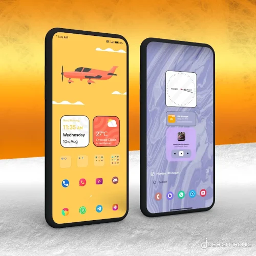 MiUI 14 KWGT ဖန်သားပြင်ဓာတ်ပုံ 3