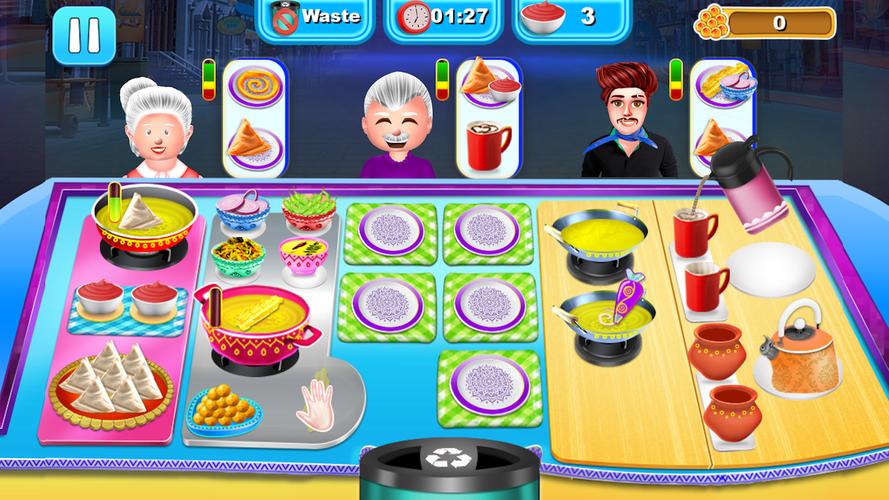Gujarati Food Cooking Games Скриншот 1