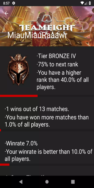 Teamfight Tactics Tracker Capture d'écran 0