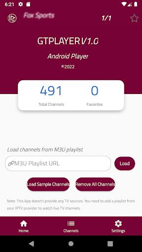 GT IPTV PLAYER Schermafbeelding 1