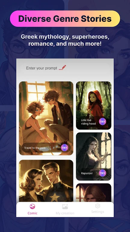 Comickey - AI Comic Maker স্ক্রিনশট 2