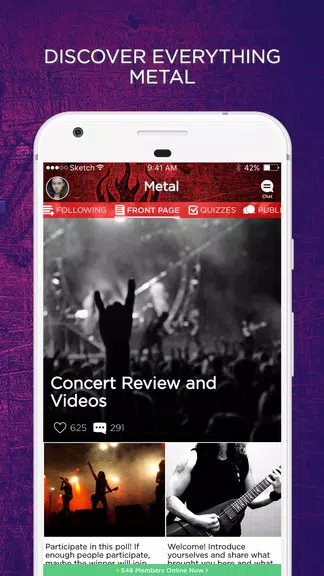 Metal Amino for Heavy Metal Music Fan Ekran Görüntüsü 0
