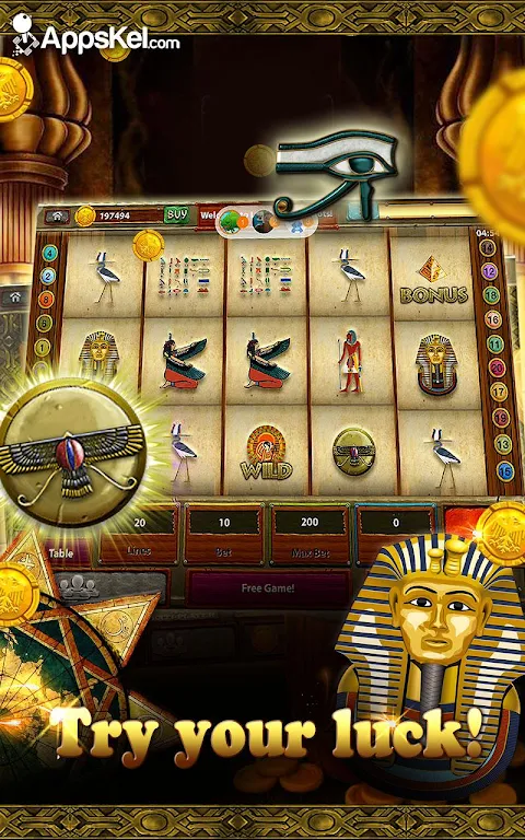 Lost Kingdom Treasure Slots– Las Vegas Casino Game Schermafbeelding 1