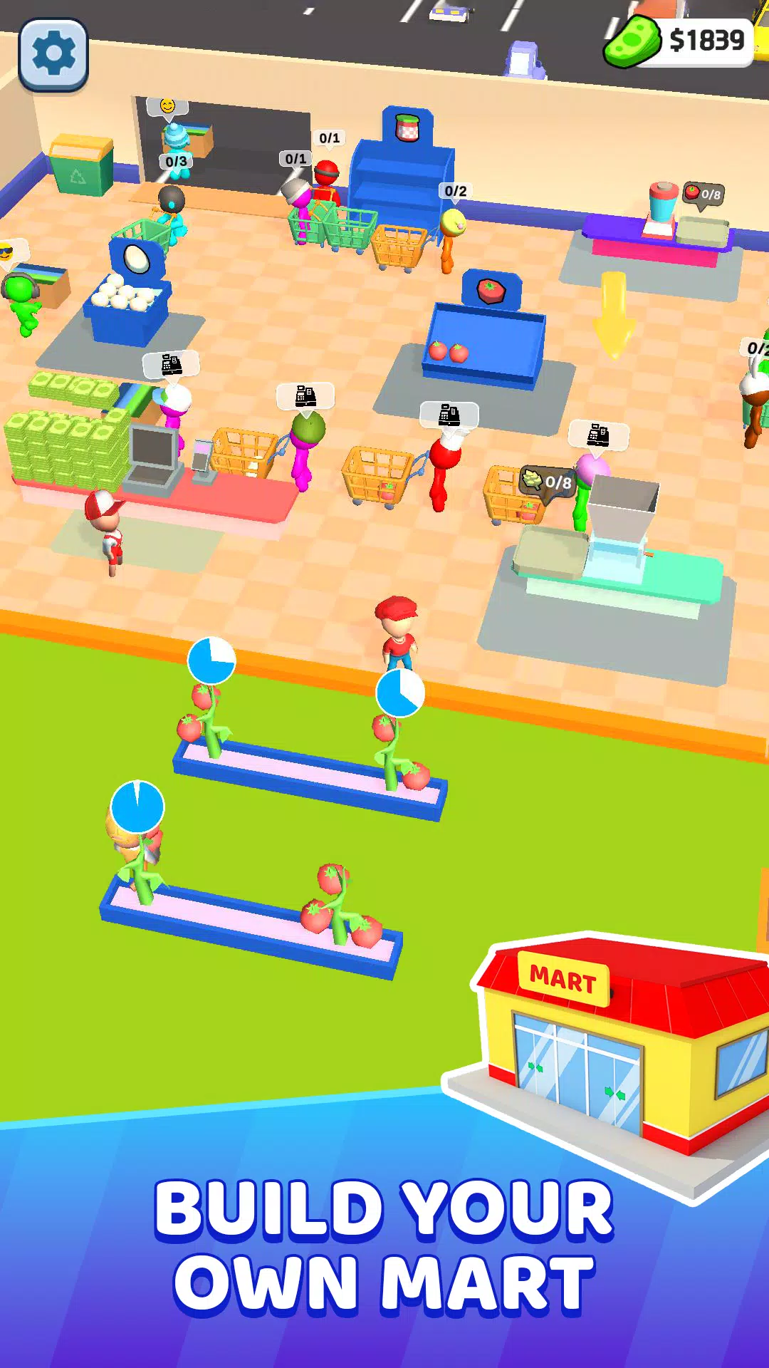 Mart Tycoon Supermarket game Ekran Görüntüsü 1