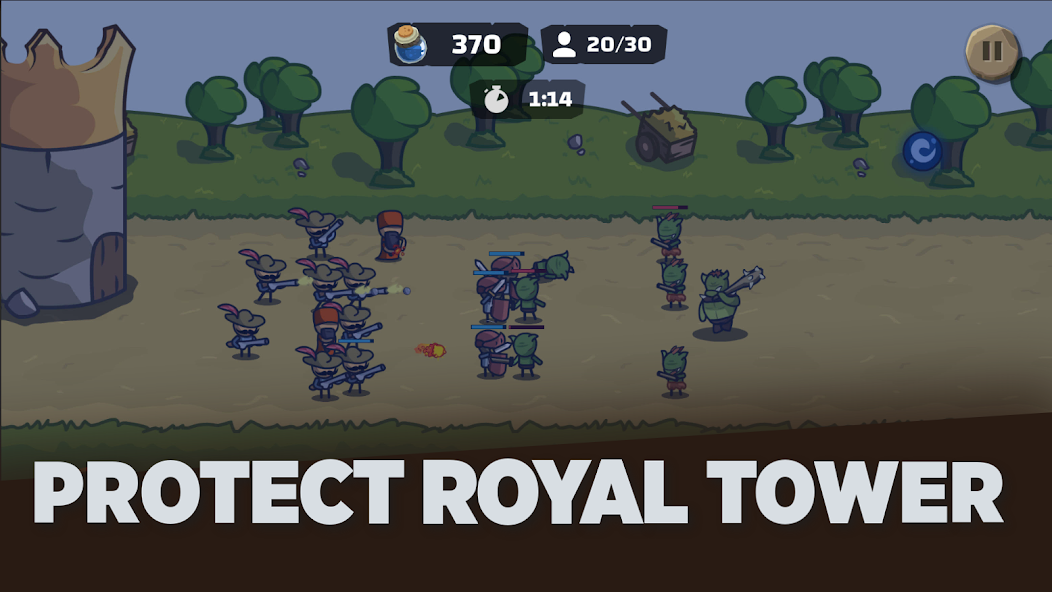 Tower Royale: Stick War Online Ekran Görüntüsü 1