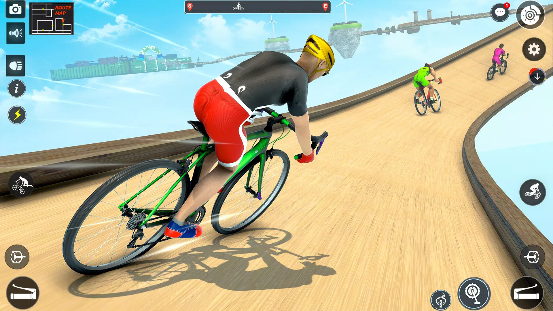 BMX Cycle Stunt Game 3D Ekran Görüntüsü 1