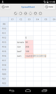 Simple Spreadsheet應用截圖第1張