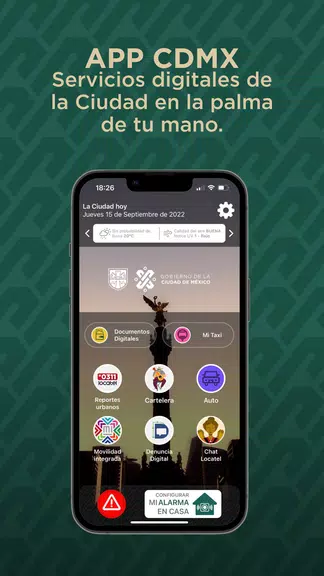 Schermata App CDMX 0
