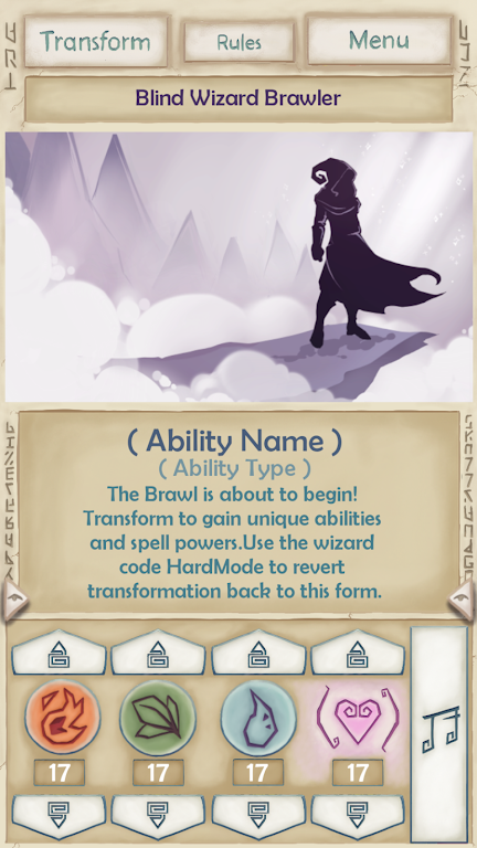 Blind Wizard Brawl Tangkapan skrin 0