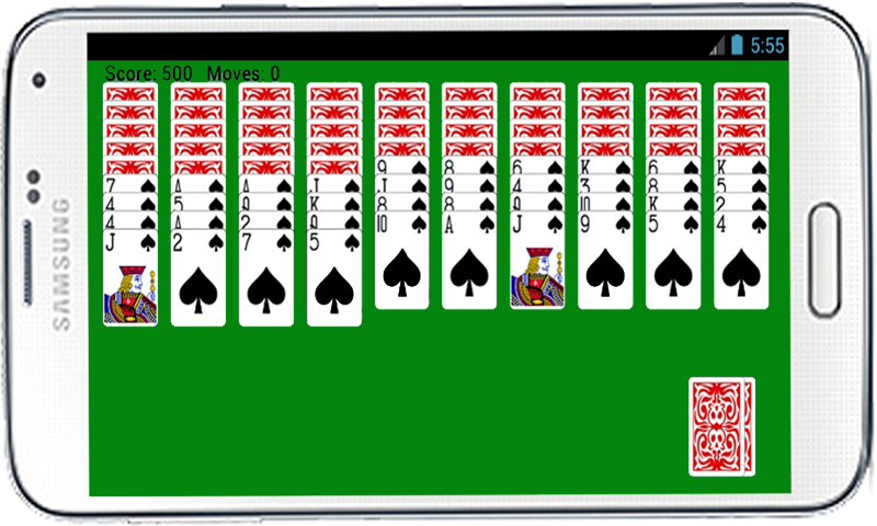 Spider Solitaire Card Game HD by Appsi Zrzut ekranu 3