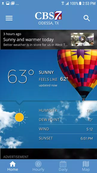 CBS7 Weather Captura de pantalla 0