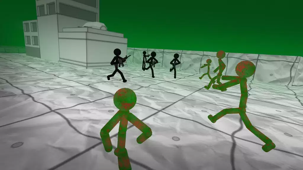 Stickman Zombie 3D ภาพหน้าจอ 1