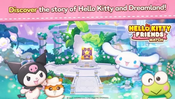 系列遊戲揭露了Hello Kitty Friends Match：新比賽3拼圖遊戲軟發行