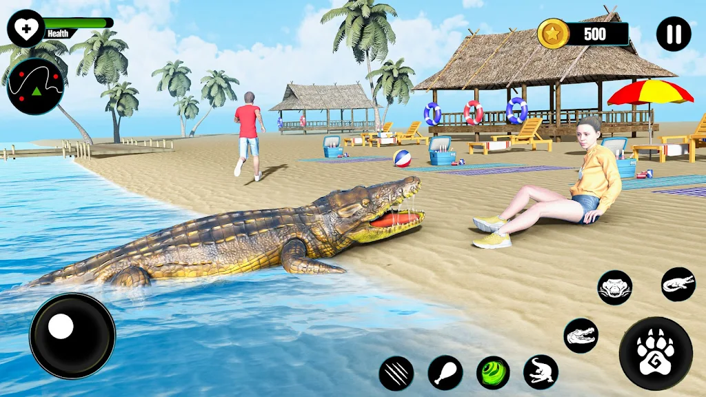 Crocodile Attack Animal games স্ক্রিনশট 1