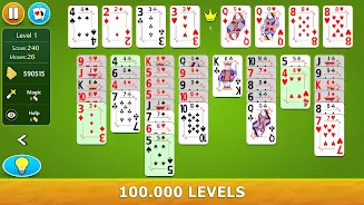 FreeCell Solitaire - Card Game स्क्रीनशॉट 1