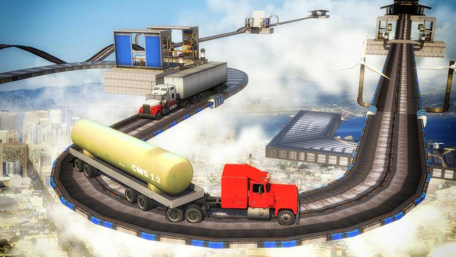 Impossible 18 Wheeler Truck Dr Скриншот 0