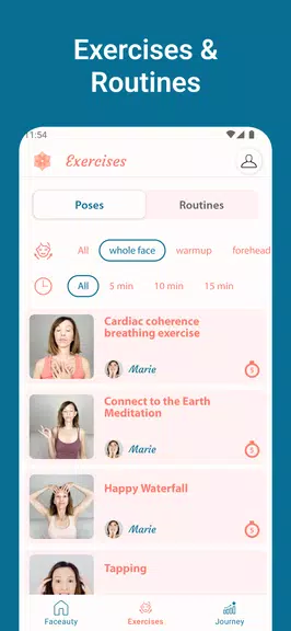Schermata Face Yoga Exercise - Faceauty 1