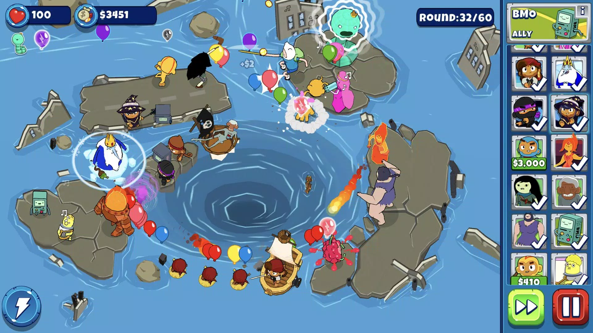 Bloons Adventure Time TD Captura de tela 1