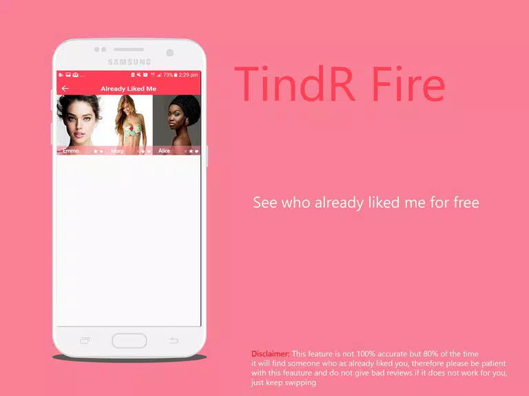 TindR Fire Zrzut ekranu 1