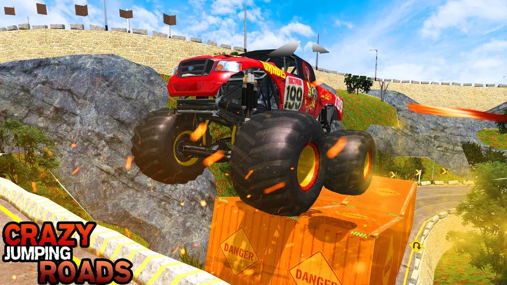 Schermata Pickup Truck Hill Climb Racing 1