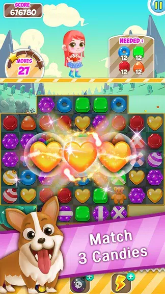 Candy Sweet Pop  : Cake Swap ภาพหน้าจอ 3