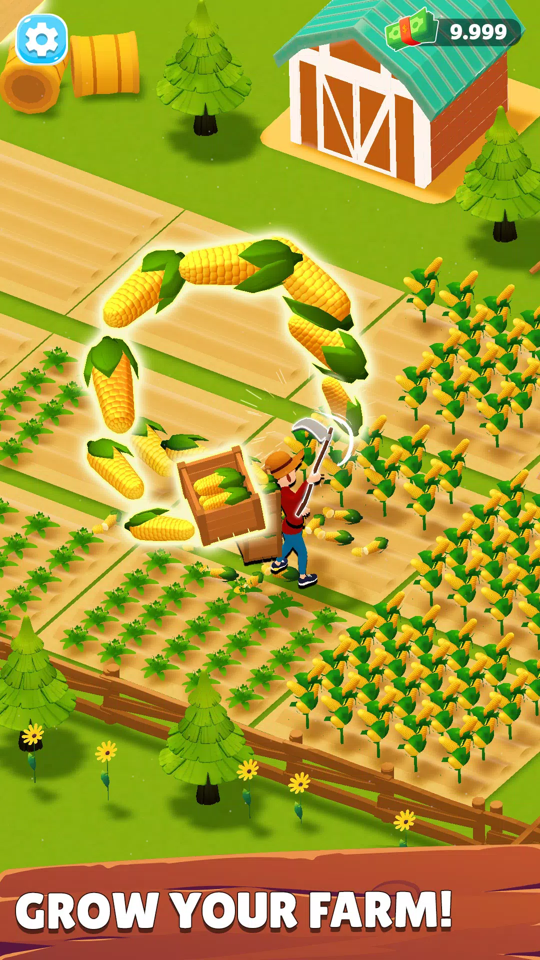 Crop to Craft - Idle Farm Game ภาพหน้าจอ 0