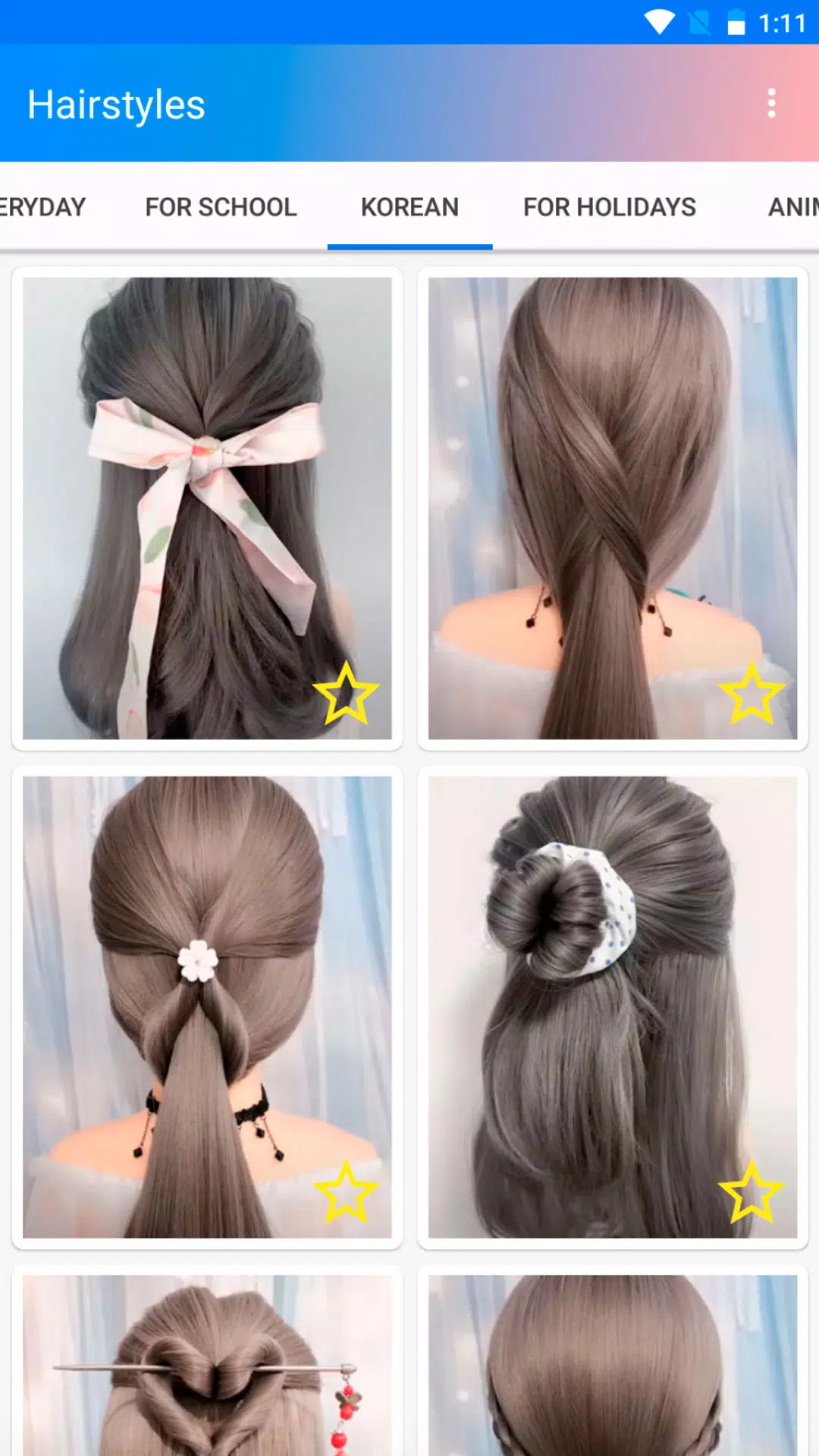 Easy hairstyles step by step Ảnh chụp màn hình 1