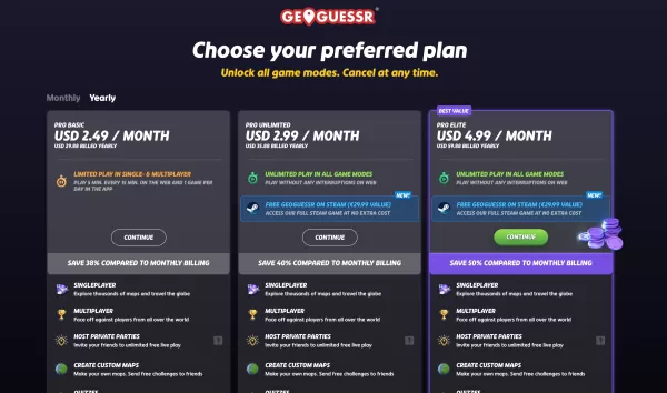 GeoGuessr Premium Plans