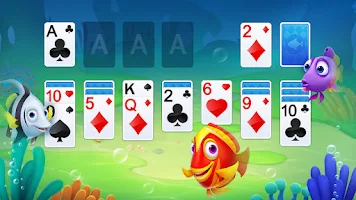 Solitaire 3D Fish Captura de pantalla 1