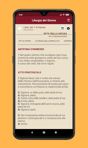 Liturgia del Giorno Capture d'écran 2
