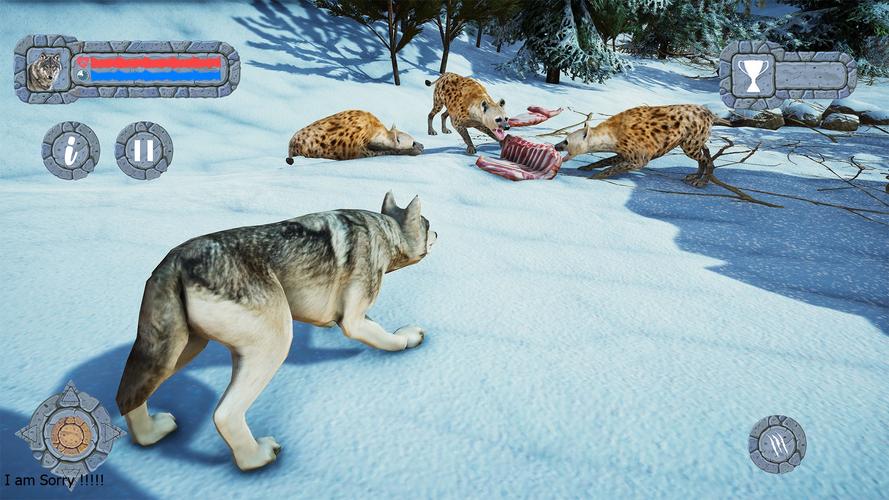 Arctic Wolf Family Simulator スクリーンショット 3
