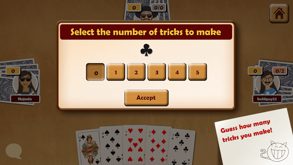 Oh Hell - Online Spades Game Tangkapan skrin 0