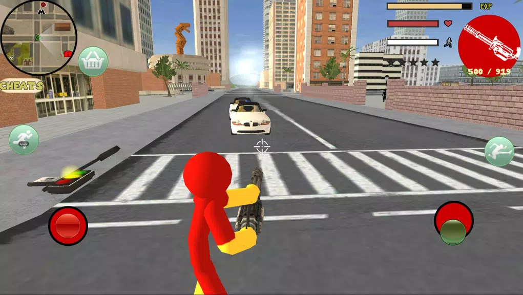 Iron Stickman Rope Hero Gangst Ảnh chụp màn hình 2