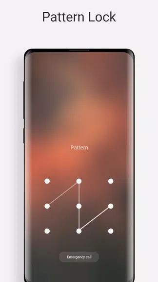 Modern Mi style Lock Screen Скриншот 3