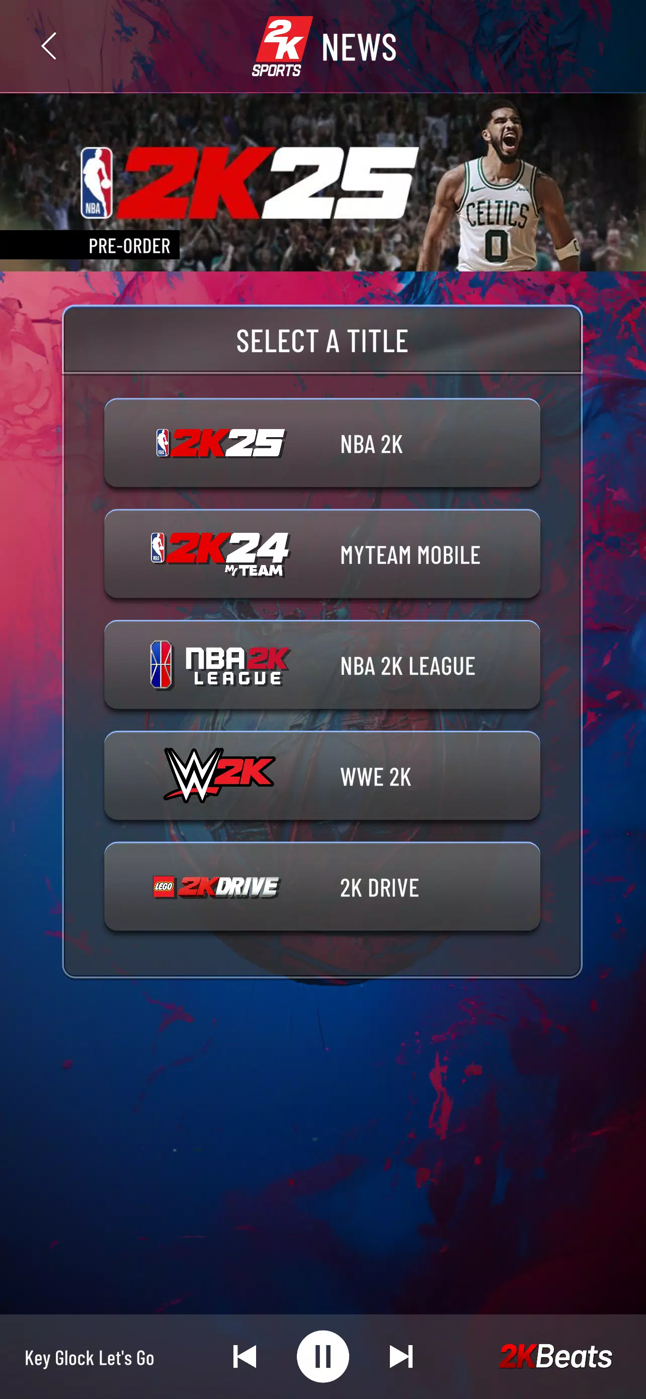 MyNBA 2K Companion App Schermafbeelding 0