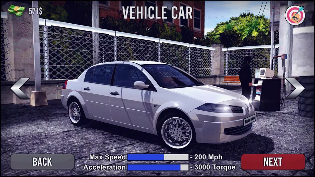 Megane Drift Simulator 스크린샷 0