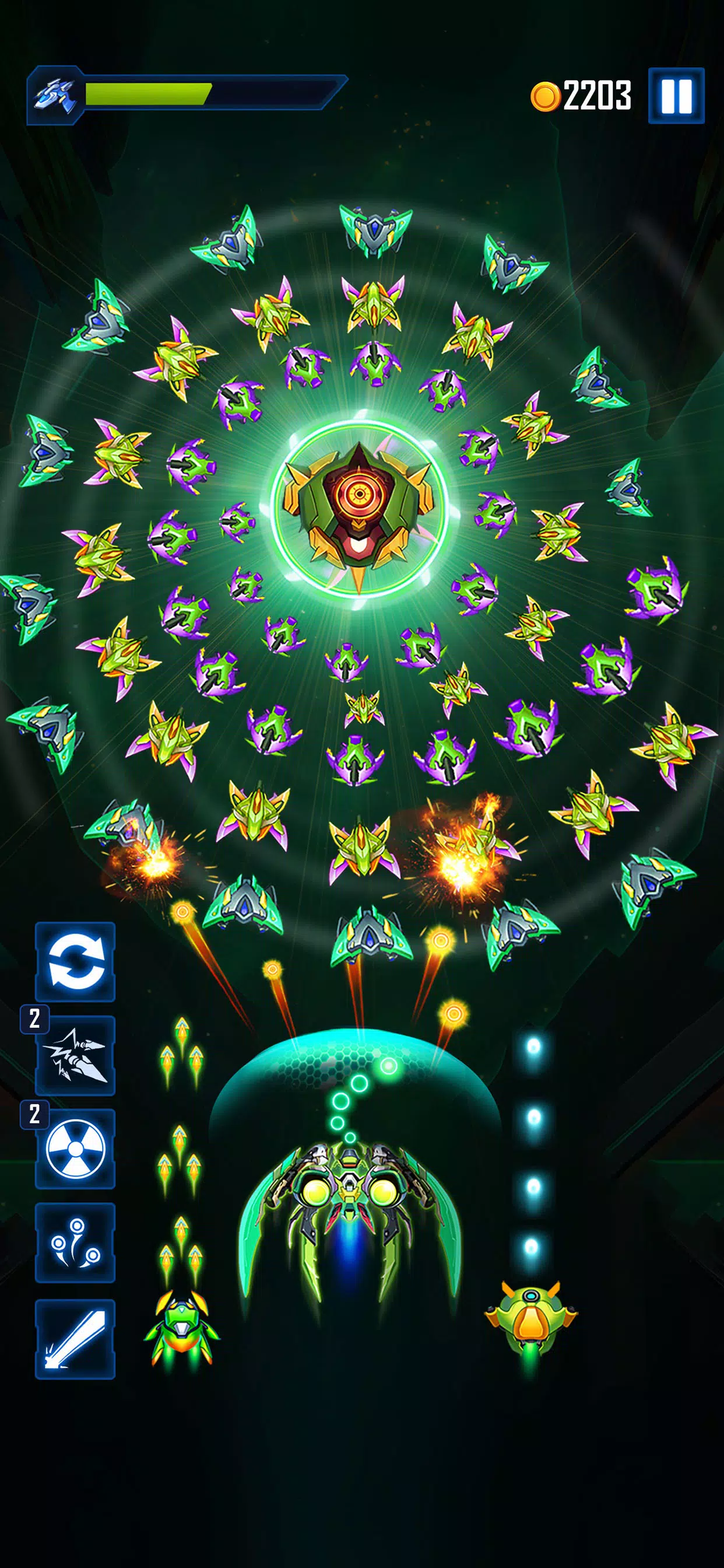 WindWings: Space Shooter Schermafbeelding 1