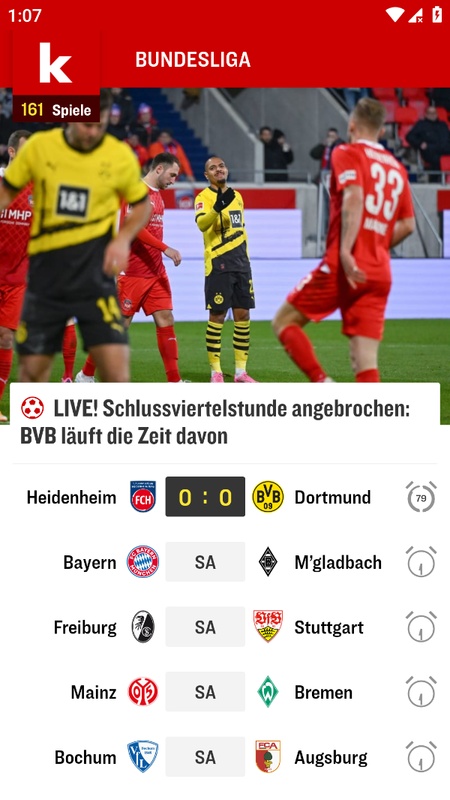 kicker Fußball News Ảnh chụp màn hình 0