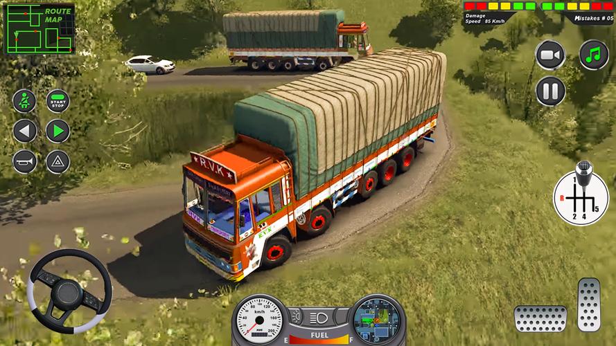 Indian Heavy Truck Delivery 3D Скриншот 2