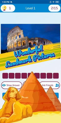 Guess the famous place Скриншот 3