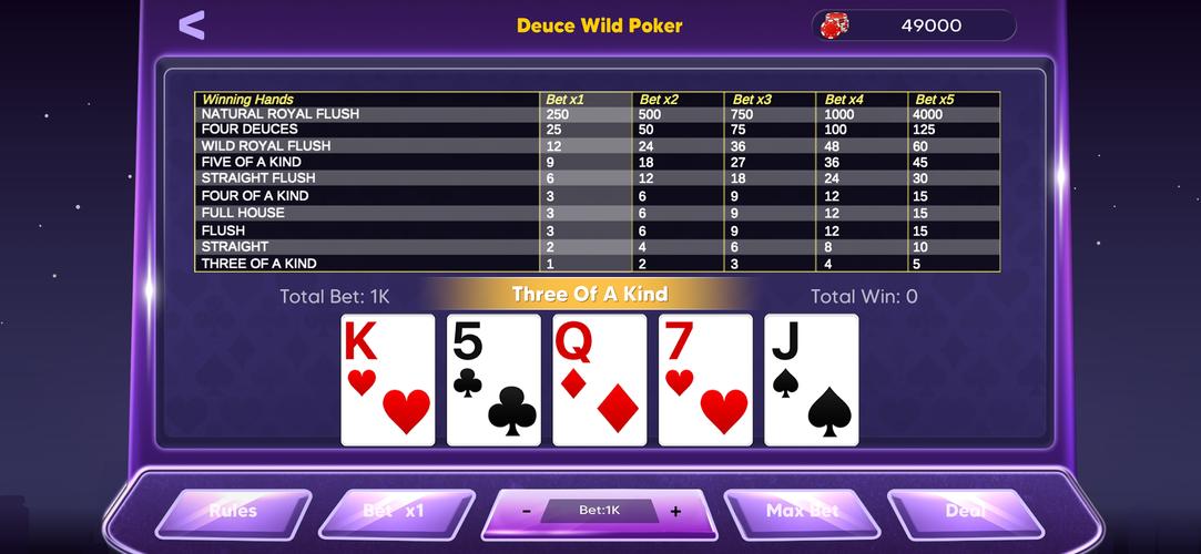 Video Poker Plus Capture d'écran 2
