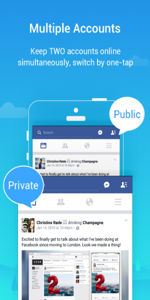 Parallel Space Pro - app clone Schermafbeelding 1